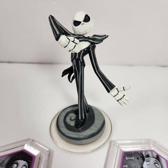 Disney Infinity Jack Skellington Power Disk and Card - Picture 2 of 6